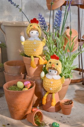 JAN '26: Fabric Girl Chick Dec, Set of 2, £7.99