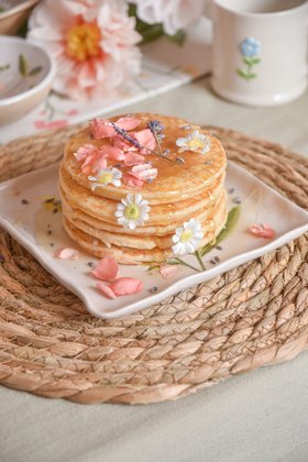 JAN '26: Stoneware Square Side Plate - Meadow, £10.99