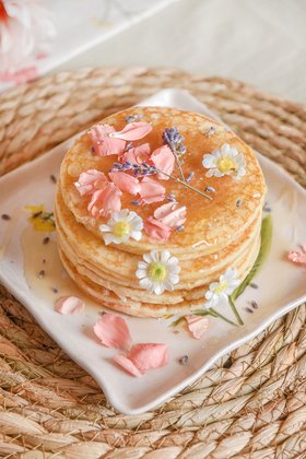 FEB '26: Stoneware Square Side Plate - Meadow, £10.99