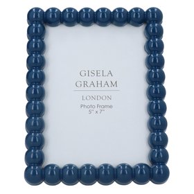 MID MAR '26: Navy Gloss Wood Bobble Picture Frames, from £9.99