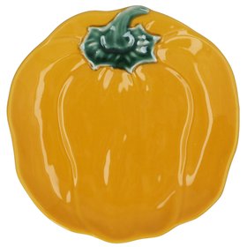 Yellow Stoneware Pepper 8.5" Plate, £11.99