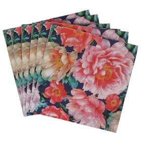 Midnight Peonies Paper Napkin, Pack/20, £3.49