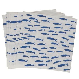 Shoal of Fish Paper Napkin, Pack/20, £3.49