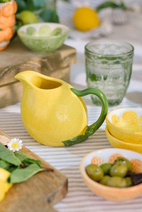 Lemon Shape Stoneware Small Jug, £9.99