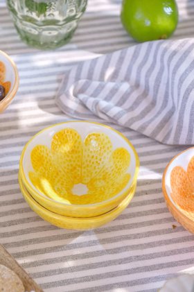 Lemon Slice Ceramic Mini Pinch Bowl, £6.49