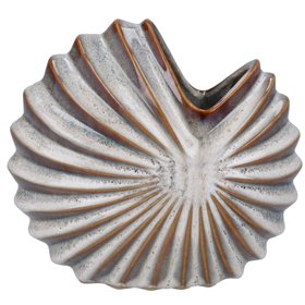 Natural Stoneware Spiral Shell Dec. Vase, Small, £14.99