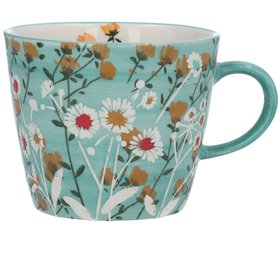 Blue Wild Daisy Stoneware Mug, £8.99