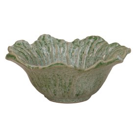 Green Speckle Porcelain Flower Bowl, Sml, £11.99