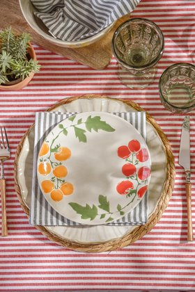 Heirloom Tomato Stoneware Plate, Sml, £10.99