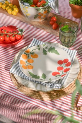 Heirloom Tomato Stoneware Plate, Sml, £10.99