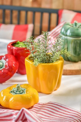 Stoneware Pepper Pot Jars, £14.99 each