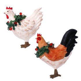 SEP '26: Resin Hen Hanging Decoration, Set of 2, £14.99