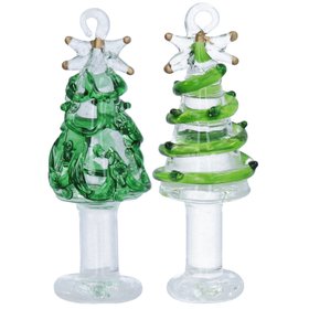SEP '26: Mini Glass Tree Hanging Decoration, Set of 2, £6.99