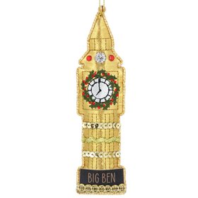 SEP '26: London Big Ben Lux Fabric Hanging Decoration, £8.49