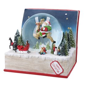 SEP '26: Santa in Book Musical Snow Globe, £59.99