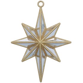 SEP '26: Large Gold Mirror 8-Point Star Decoration, £12.49