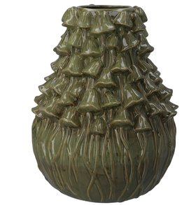 AUTUMN '26: Large Green Stoneware Mushroom Decorative Vase, £62.49