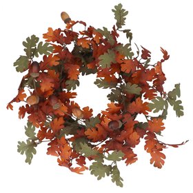 AUTUMN '26: Autumn Oak Leaf Mix & Acorn Wreath, £49.99
