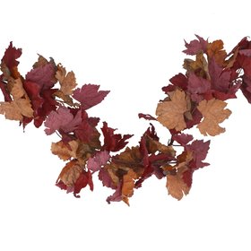 AUTUMN '26: Burgundy Mixed Leaves Garland, £34.99
