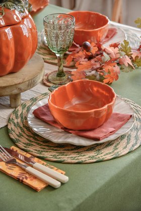 AUTUMN '26: Pumpkin & Vine Ceramic Cereal Bowl, £9.99