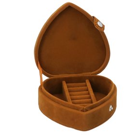 AUTUMN '26: Cinnamon Velvet Heart Jewellery Box, £12.49