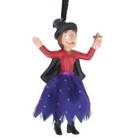 HALLOWEEN '26: Room on the Broom Resin/Organza Witch Hanging Decoration, £9.99