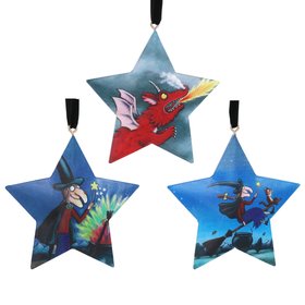 HALLOWEEN '26: Room on the Broom Tin Star, Set of 3, £10.49