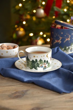 SEP '26: Nostalgia Sleigh Bone China Cup & Saucer, £12.49