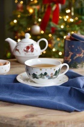 SEP '26: Nostalgia Sleigh Bone China Tea-For-One Gift Set, £22.99