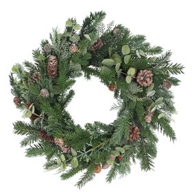 SEP '26: Fir, Cone & Eucalyptus Wreath, £54.99