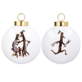 SEP '26: Stickman Ceramic Bauble, Set of 2, £12.99