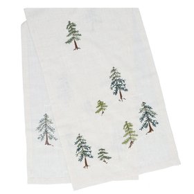 SEP '26: Fabric Table Runner w Embroidered Trees, £19.99