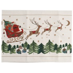 SEP '26: Fabric Table Runner, 1.4m - Nostalgia Sleigh, £15.99