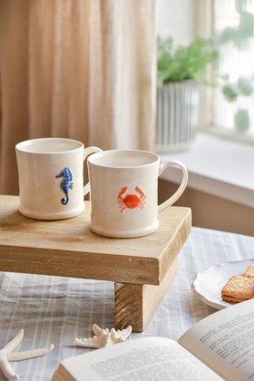 Stoneware Mini Mug - Crab, £7.49