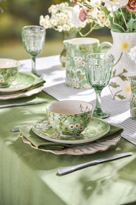 Assorted Green Wild Daisy Tableware, from £8.99