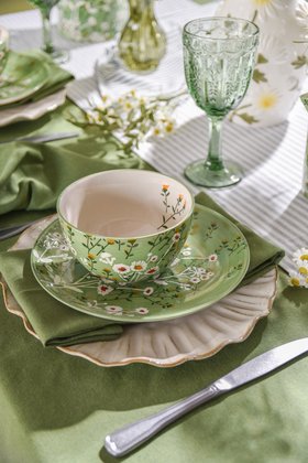 Assorted Green Wild Daisy Tableware, from £8.99