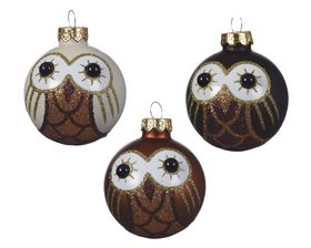 Twenty Five Miniature Owl Baubles