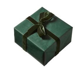Forest Green Recycled Wrapping Paper - 10m
