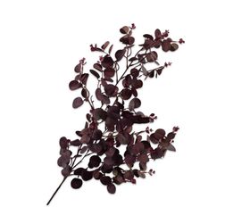 COX&COX Three Large Faux Eucalyptus Sprays - Burgundy