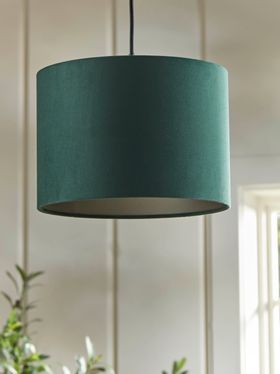 COX&COX Velvet Shade Forest Green - Small 1344289