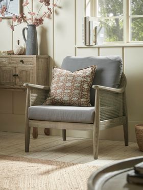 COX&COX Aged Wicker Occasional Chair 1245712
