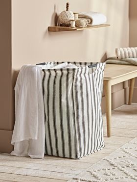 COX&COX Striped Laundry Basket 1750137