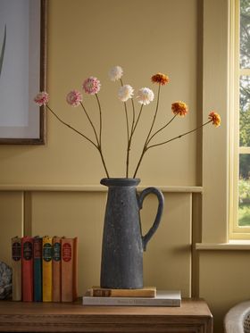 COX&COX Three Faux Miniature Dahlia Sprays - Rust Mix 1151219