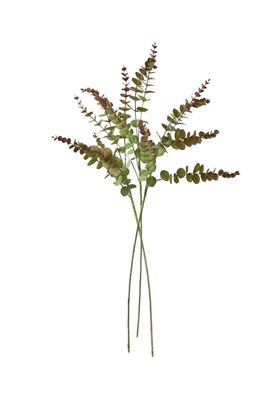 COX&COX Three Faux Rounded Eucalyptus Sprays - Burgundy 1151222