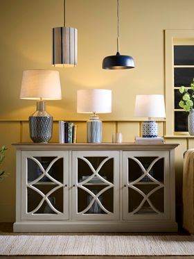 COX&COX COLOURFUL LIGHTING BLUE AND YELLOW