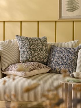 COX & COX Collette Cushion - French Blue 1850952