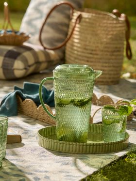 COX&COX Geometric Acrylic Jug & Tumbler Set 1552120