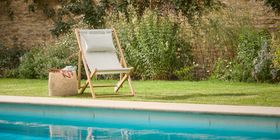 COX&COX Olive Stripe Classic Deck Chair 1551485