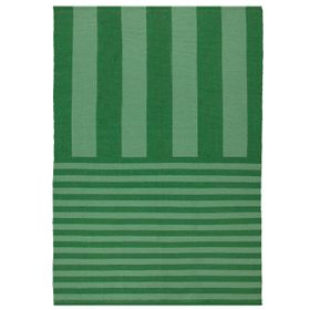 COX&COX Retro Stripe Indoor Outdoor Rug - Green 1552242