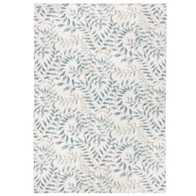COX&COX Blue Vine Indoor/Outdoor Washable Rug 1552239
